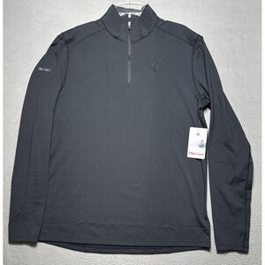 Marmot Harrier 1/2 Zip Pullover Mens XL Black Dr. Pepper Long Sleeve Hiking NEW